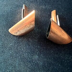 Vintage Copper Cuff Links